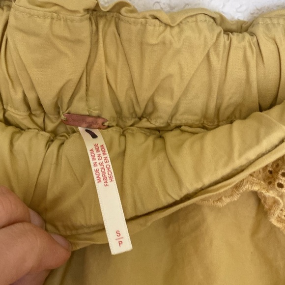 Free People Yellow Cropped Jumpsuit - Picture 10 of 10